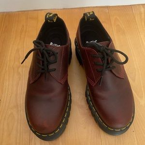 Dr. Martens 1461 smooth leather platform shoe